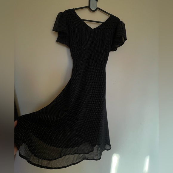 Dotted light fabric little black dress purchased from a Ukrainian boutique - Picture 4 of 4